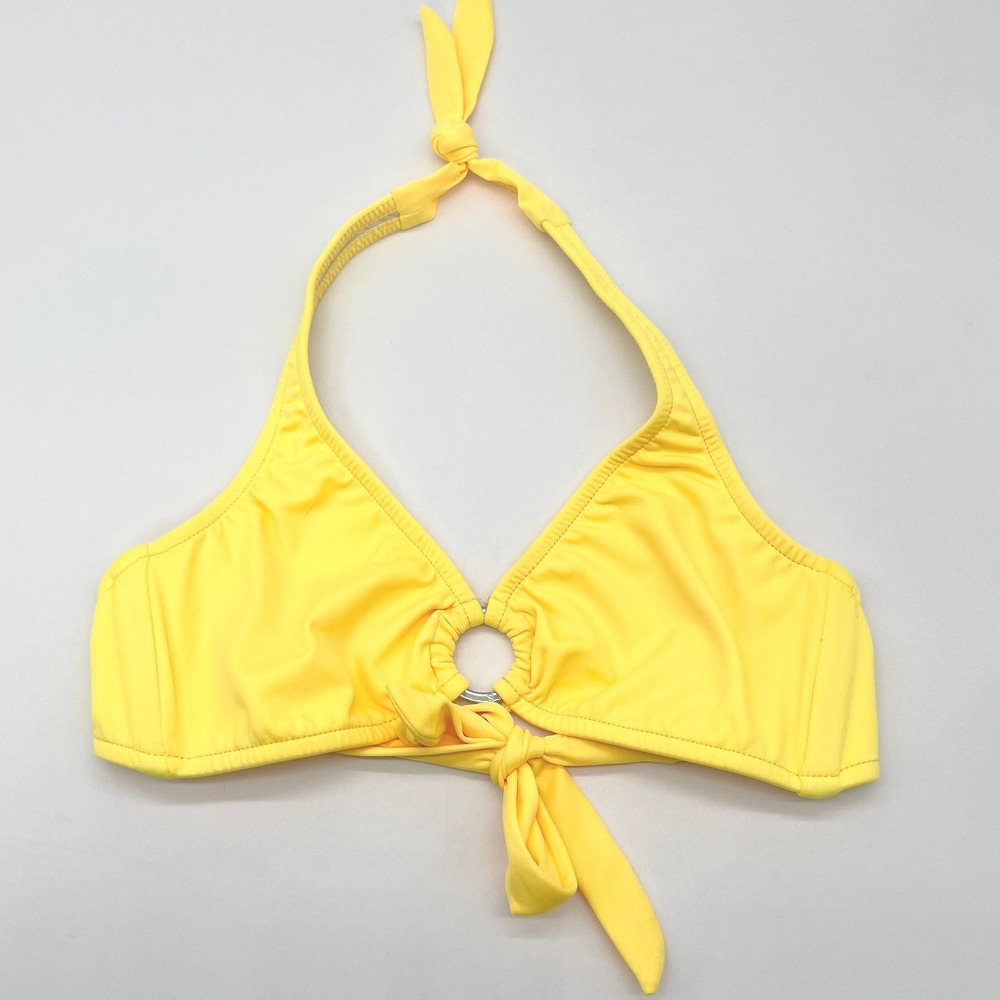 Venus Bikini Top Women Size A 32B/34A/36AA Halter O-Ring  Minimal Beach Pool